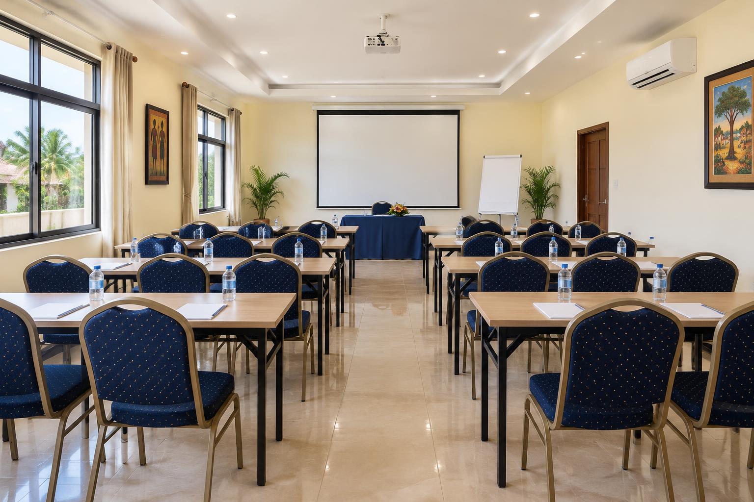 A comfortable base for work trips
